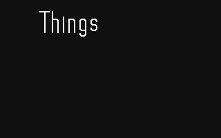 Things box art