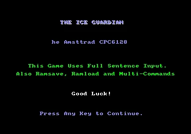 Ice Guardian, The box art