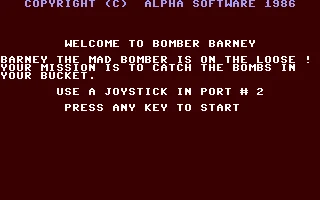 Bomber Barney box art