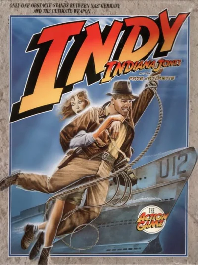Indiana Jones and the Fate of Atlantis: The Action Game box art