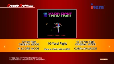 Arcade Archives 10-yard Fight box art