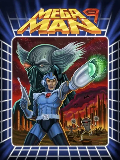 Mega Man 9 box art