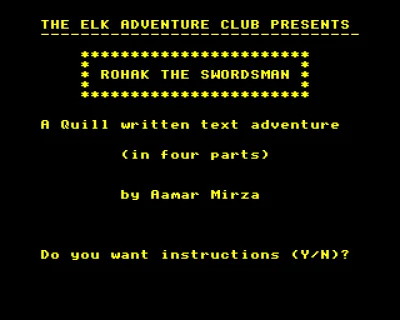 Rohak The Swordsman box art