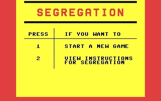 Segregation box art