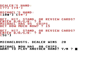 Black Jack '84 box art