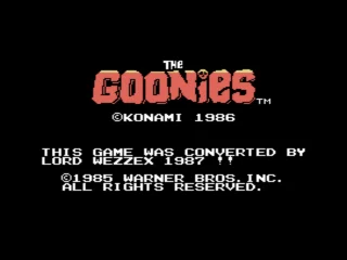 Goonies, The box art