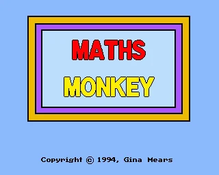 Maths Monkey box art