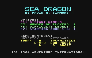 Sea Dragon box art