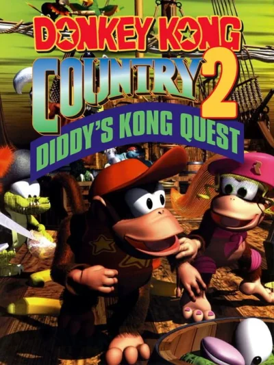 Super Donkey Kong 2 - Dixie & Diddy box art