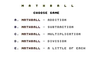 Mathball box art
