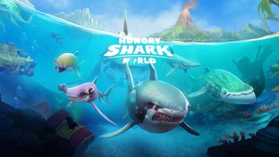 Hungry Shark World box art