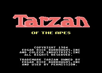 Tarzan Of The Apes box art