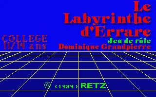 Labyrinthe D'Errare, Le box art