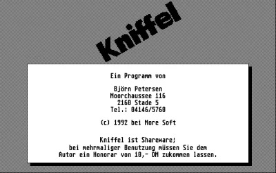 Kniffel box art