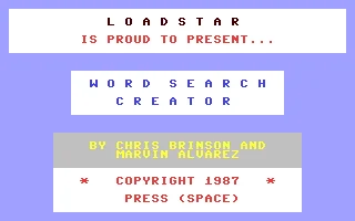 Word Search Creator box art