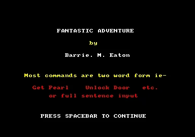 Fantastic Adventure box art