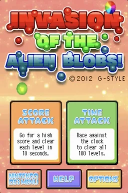 Invasion Of The Alien Blobs! box art