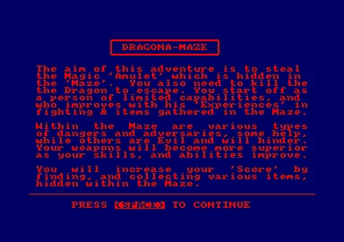 Dragona-Maze box art