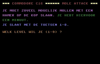 Mole Attack box art