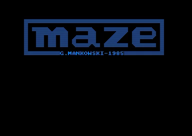 Maze box art