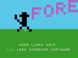 Adam Links Golf box art