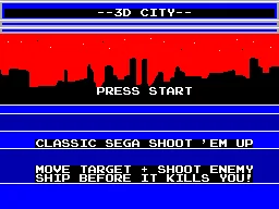 3D City box art