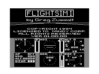 Flight Sim I box art