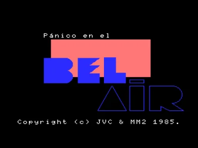 Panico En El Bel-air box art