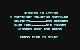 Missing in Action box art