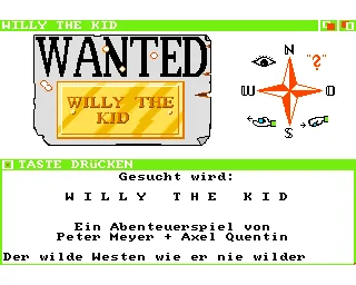 Willy The Kid box art