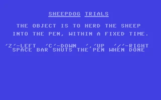 Sheepdog Trials box art