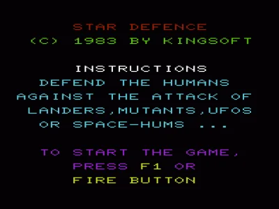 Star Defence box art