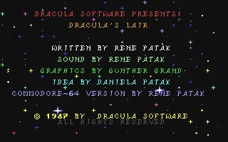 Dracula's Lair box art