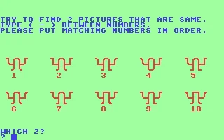 Matching Game box art