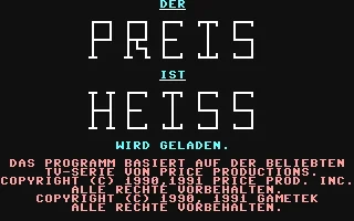 Preis Ist Heiss, Der box art