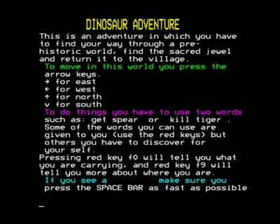 Dinosaur Adventure box art