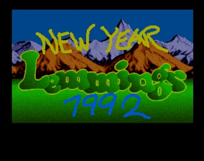 Lemmings New Year 91-92 box art