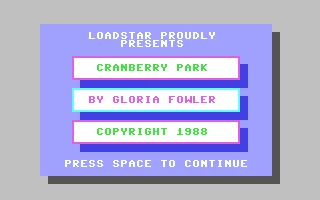 Cranberry Park box art