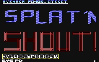Splat'n Shout box art