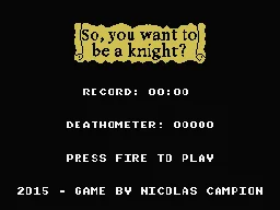 So, You Want to Be a Knight? box art