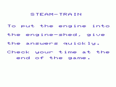 Steam Train box art