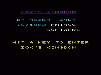 Zok's Kingdom box art