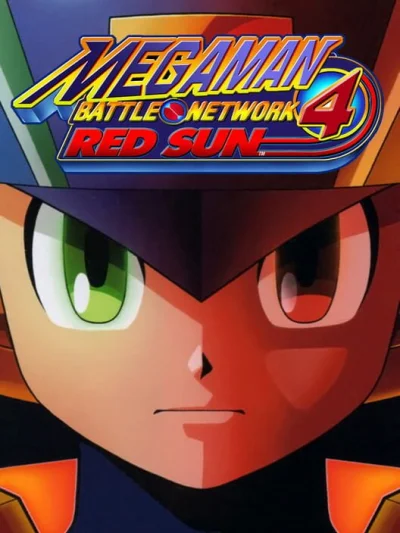 Mega Man Battle Network 4: Red Sun box art