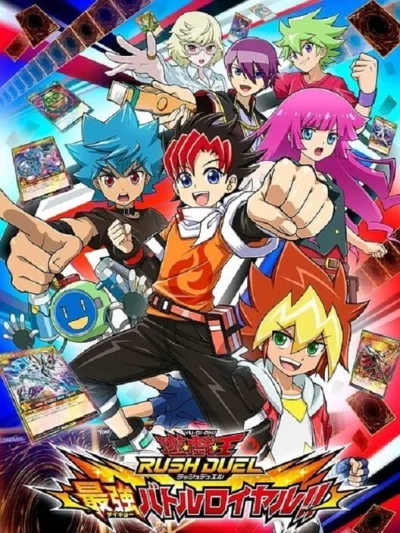 Yu-Gi-Oh! Rush Duel: Dawn of the Battle Royale box art
