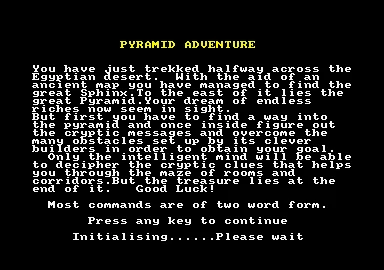 Pyramid Adventure box art