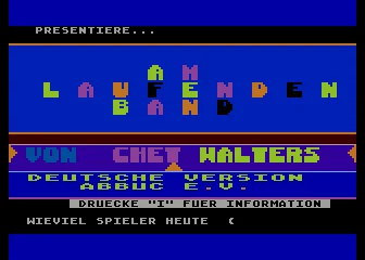Am Laufenden Band box art
