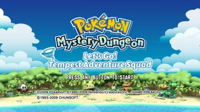 Pokemon Mystery Dungeon - Let's Go! Tempest Adventure Squad box art