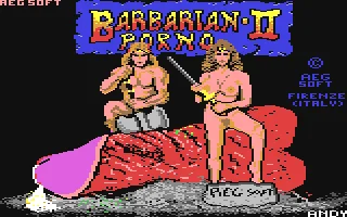 Barbarian 2 : Porno box art