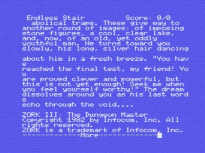 Zork 3 - The Dungeon Master box art