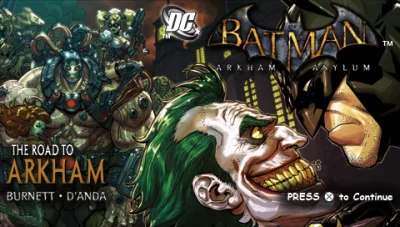 Batman - Arkham Asylum - The Road to Arkham - Digital Comic box art